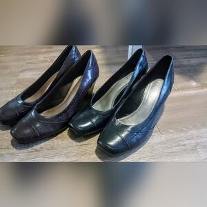 2pairs of Women Classic Heels